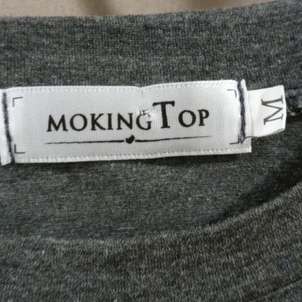 Moking Top   T-shirt long sleeves  medium Blessed - Picture 6 of 8